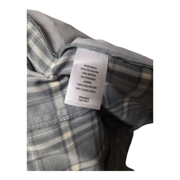 Treasure & Bond Women's Oversized Gray Plaid Blazer - Picture 11 of 11